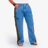 Upcycling carpenter homme en jeans bi-couleur - KARIM - KONTAKT