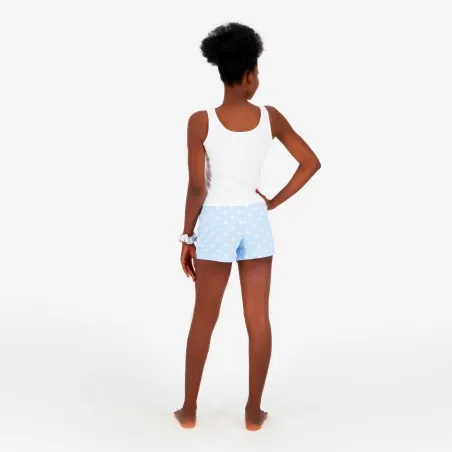 Ensemble femme débardeur et short avec patte boutonnée - KONTAKT