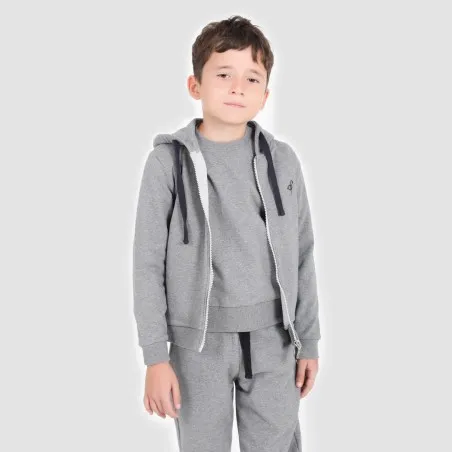 Hoodie zippé garçon avec broderie - KONTAKT