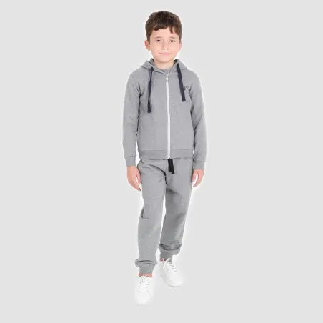 Hoodie zippé garçon avec broderie - KONTAKT