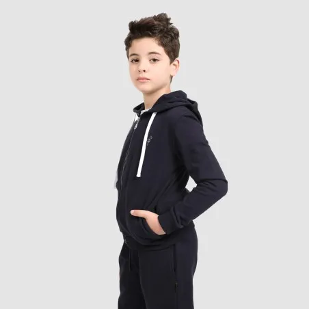 Hoodie zippé garçon avec broderie - KONTAKT