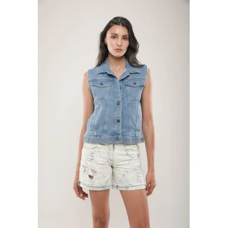 Veste Sans Manches Fer Forgé - MAZIJ