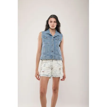 Veste Sans Manches Fer Forgé - MAZIJ