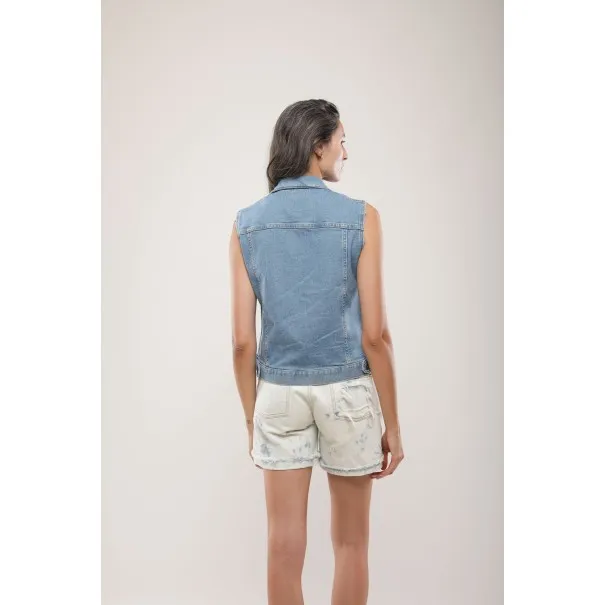 Veste Sans Manches Fer Forgé - MAZIJ