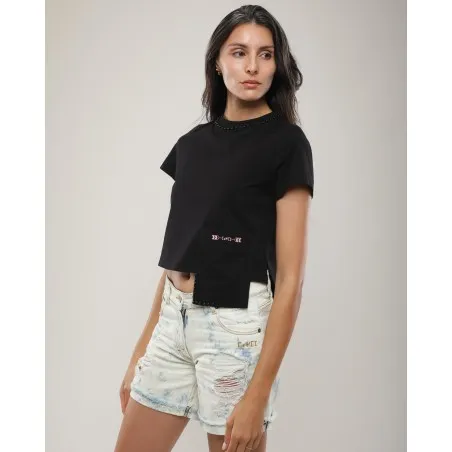 Crop Top Signature Mazij Noir - MAZIJ