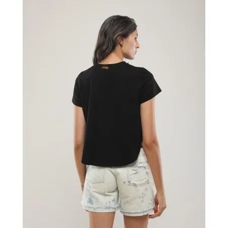 Crop Top Signature Mazij Noir - MAZIJ