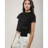 Crop Top Signature Mazij Noir - MAZIJ