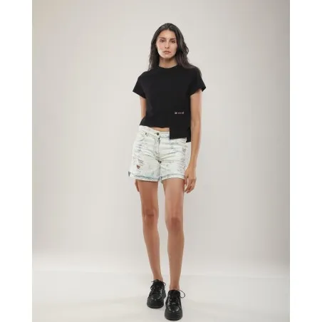 Crop Top Signature Mazij Noir - MAZIJ
