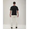 T-shirt Noir Broderie Berbère – Détails Denim - MAZIJ