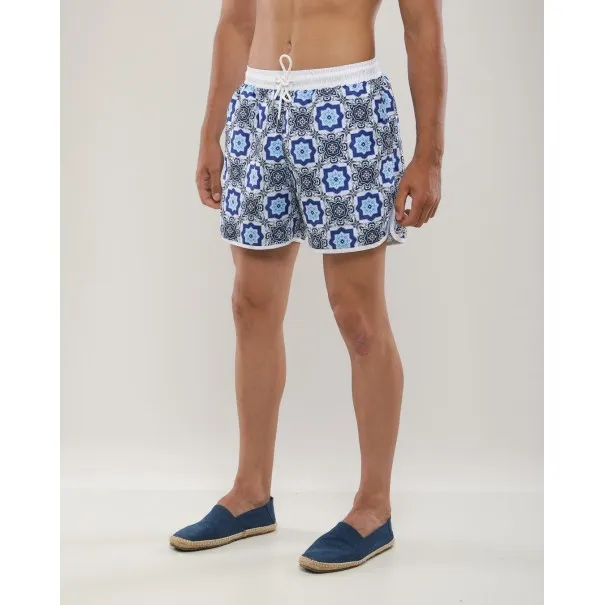 Maillot Faïence Bleu Médina - MAZIJ