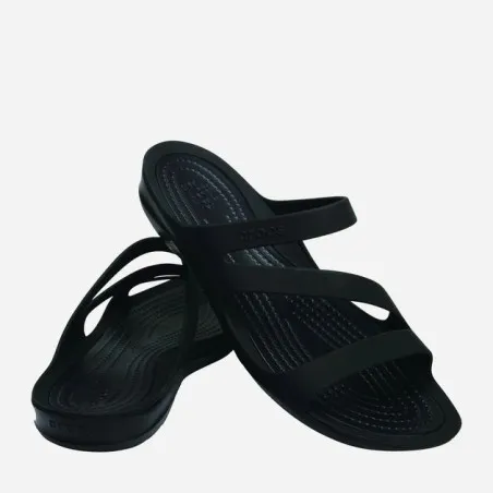 Crocs Femme – Sandale Swiftwater Smoke – NOIR - CROCS