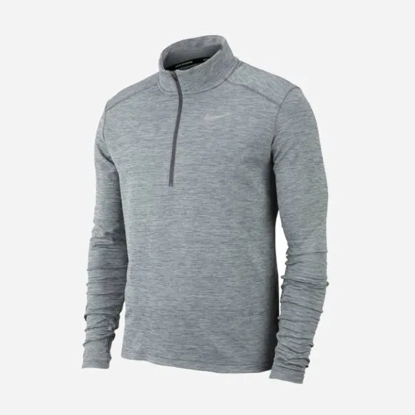 Sweat de sport homme NIKE DF PACER TOP HZ - NIKE