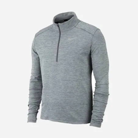 Sweat de sport homme NIKE DF PACER TOP HZ - NIKE