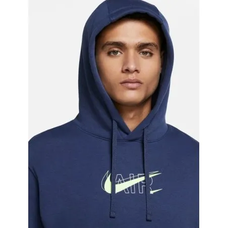 Sweat à capuche Homme NIKE HOODIE PO AIR PRNT PACK - NIKE