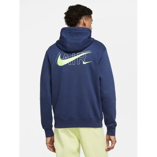 Sweat à capuche Homme NIKE HOODIE PO AIR PRNT PACK - NIKE