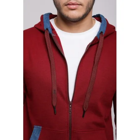 Gilet Bordeaux Homme - MAZIJ