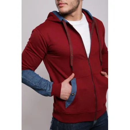 Gilet Bordeaux Homme - MAZIJ