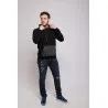 Sweatshirt Noir et Gris Homme - MAZIJ