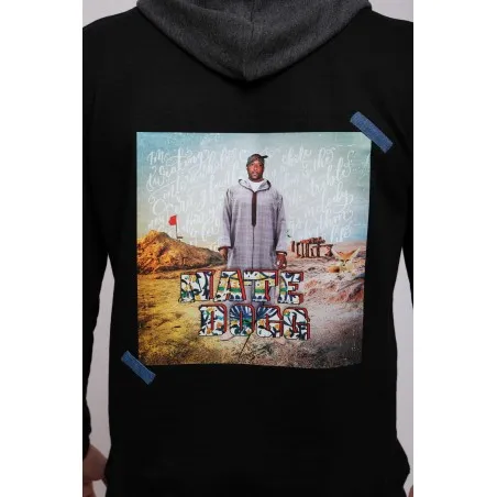 Sweatshirt Noir et Gris Homme - MAZIJ