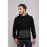 Sweatshirt Noir et Gris Homme - MAZIJ