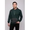 Sweatshirt Vert et Gris Homme - MAZIJ