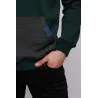 Sweatshirt Vert et Gris Homme - MAZIJ