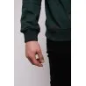 Sweatshirt Vert et Gris Homme - MAZIJ