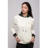 Sweatshirt Blanc – Vert Broderie Fer Forgé Tunisien - MAZIJ