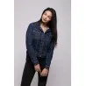 Veste Jean Femme Broderie Fer Forgé - MAZIJ