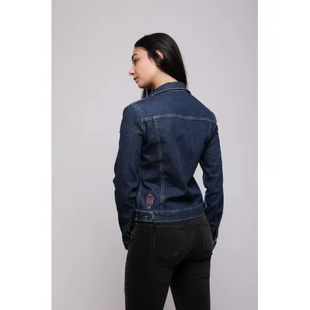 Veste Jean Femme Broderie Fer Forgé - MAZIJ