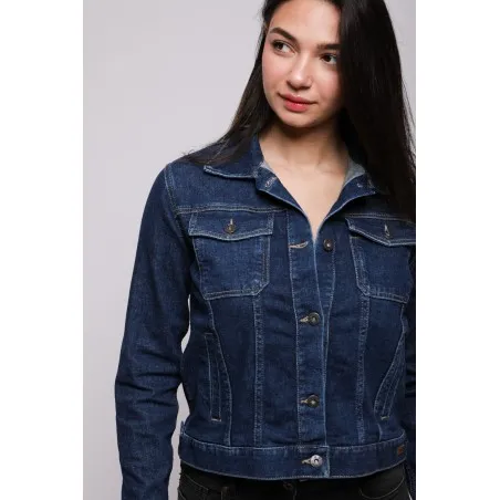 Veste Jean Femme Broderie Fer Forgé - MAZIJ