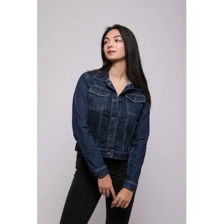 Veste Jean Femme Broderie Fer Forgé - MAZIJ