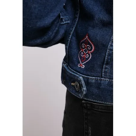 Veste Jean Femme Broderie Fer Forgé - MAZIJ