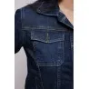 Veste Jean Femme Broderie Fer Forgé - MAZIJ