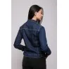 Veste Jean Femme Broderie Fer Forgé - MAZIJ