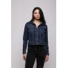Veste Jean Femme Broderie Fer Forgé - MAZIJ