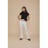 CROP-TOP NOIR AVEC POCHE - MAZIJ