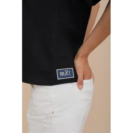 T-SHIRT OVERSIZE NOIR - MAZIJ