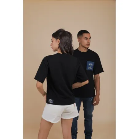 T-SHIRT OVERSIZE NOIR - MAZIJ