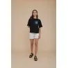 T-SHIRT OVERSIZE NOIR - MAZIJ