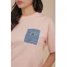 T-SHIRT OVERSIZE SAUMON - MAZIJ