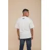 T-SHIRT OVERSIZE ECRU - IMPRESSION FAÏENCE - MAZIJ