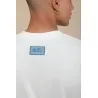 T-SHIRT OVERSIZE ECRU - IMPRESSION FAÏENCE - MAZIJ