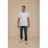 T-SHIRT BLANC AVEC POCHE - MAZIJ