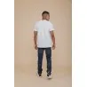 T-SHIRT BLANC AVEC POCHE - MAZIJ