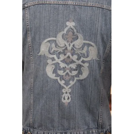 VESTE JEAN SANS MANCHES - MAZIJ