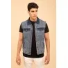 VESTE JEAN SANS MANCHES - MAZIJ