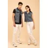 VESTE JEAN SANS MANCHES - MAZIJ