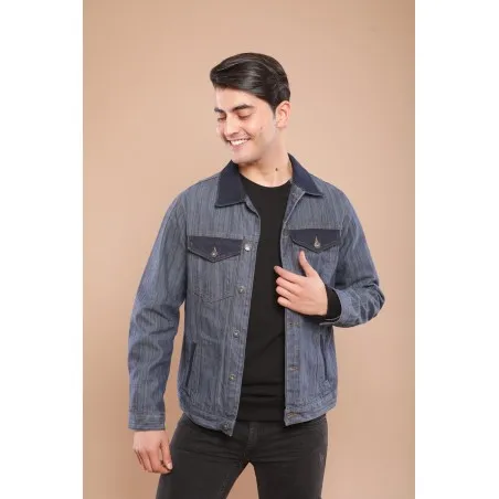 Veste Homme broderie phénicienne - MAZIJ