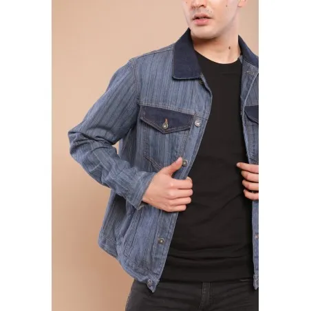 Veste Homme broderie phénicienne - MAZIJ